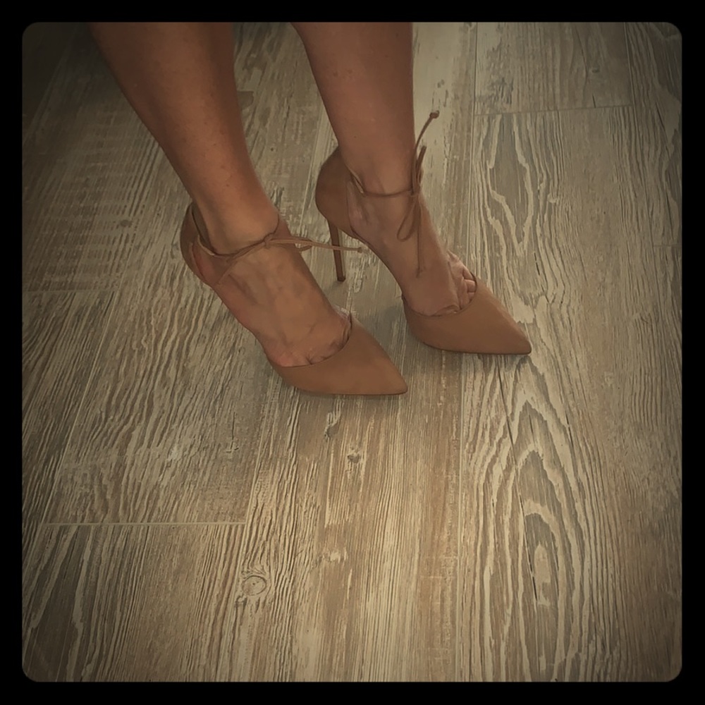 Aldo Camel Suede Pumps